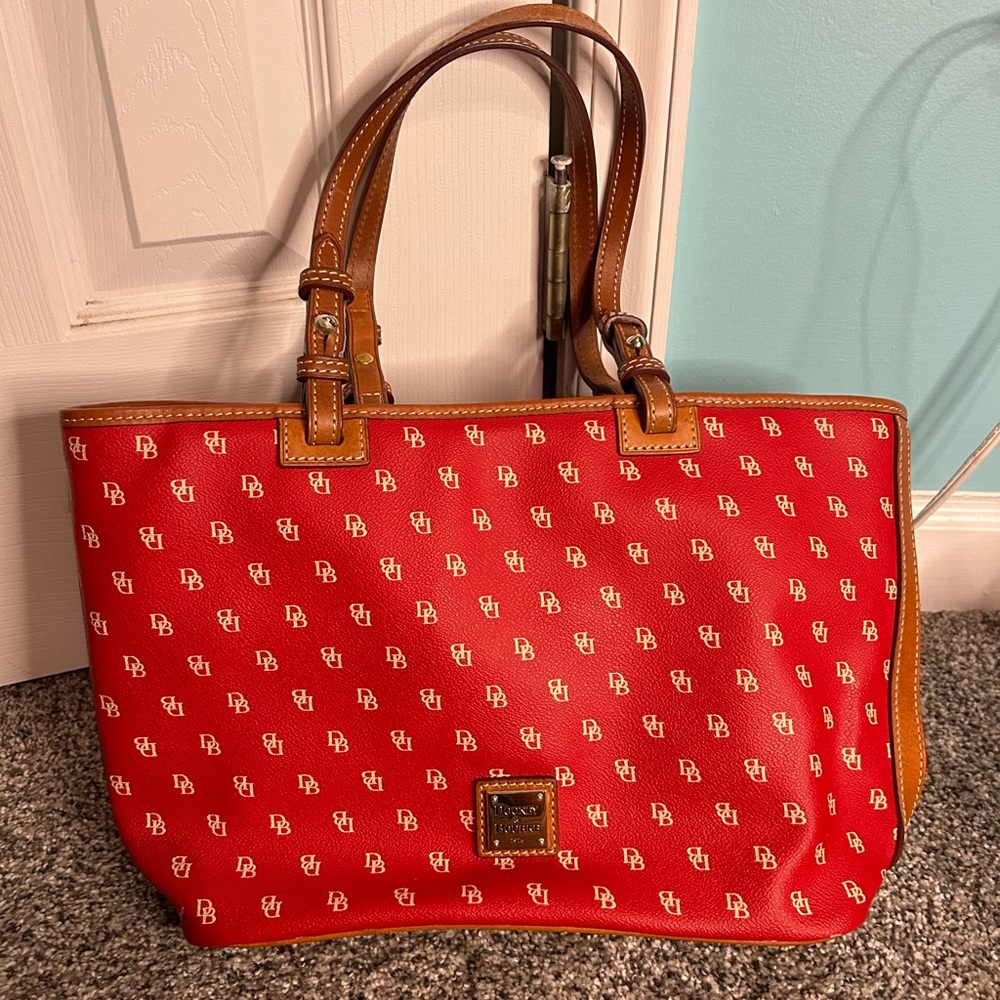Red Dooney & bourke purse with red interior